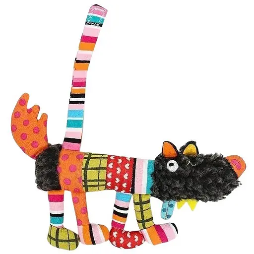 М’яка підвісна іграшка Ebulobo Вовк 20 см (E10047) - фото 1