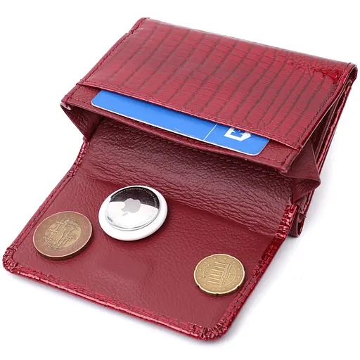 Кожаный женский кошелек ST Leather 11.5х8.5х2 см acs0029445 - фото 9