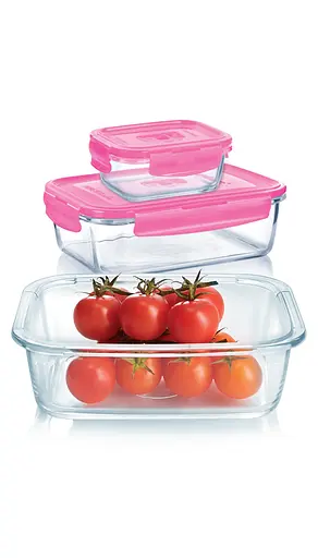 Набор контейнеров с сумкой стекло Luminarc Pure Box Active 3 шт (P9972) - фото 1