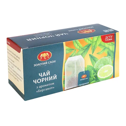 Чай черный Золотой Слон Бергамот (20 шт. х 1.3 г)