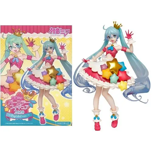 Фигурка Taito Хацунэ Мику Hatsune Miku Birthday 2020 Pop idol 18 см WST T HM PI - фото 1