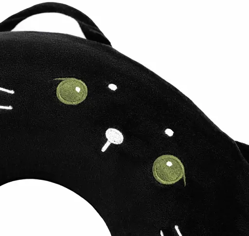 Подушка для шеи Ardesto Travel Black Cat 30х30 см черная (ART3033NEP) - фото 4