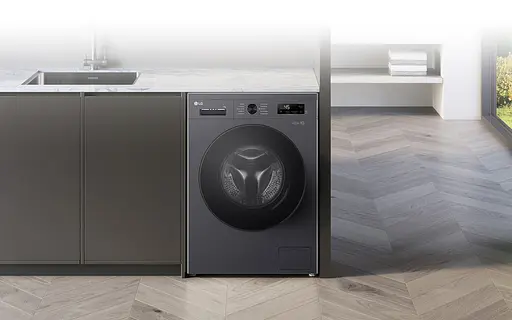 Стиральная машина LG фронтальная 7 кг A+++ антрацит - фото 2