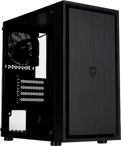 Корпус 1stPlayer B5-M-BK-3F Black - фото 2