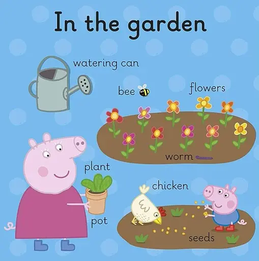 Peppa’s First 100 Words. An early-learning lift-the-flap book for toddlers - фото 2