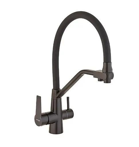 Змішувач для кухні Mixxus із чорним силіконовим виливом FUL-021 (MI6021) - фото 1