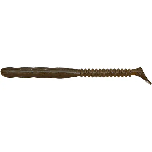 Силикон Reins Rockvibe Shad 4" 002 Green Pumpkin (12 шт/уп)