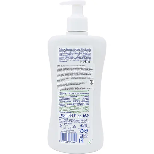 Дитячий шампунь Chicco для тіла та волосся Baby Moments Без Сліз, з екстрактом календули, 500 мл (10591.00) - фото 4