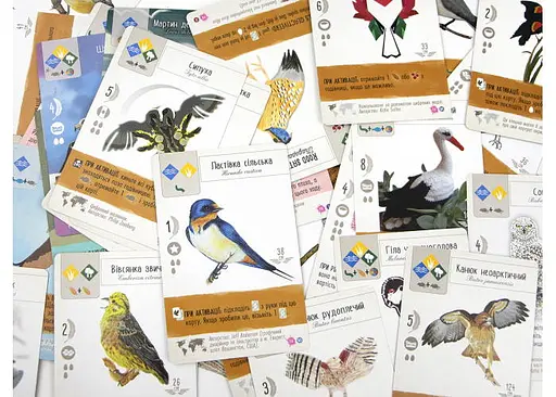 Настільна гра Ігромаг Крила. Фан Арт Пак (Wingspan: Fan Art Pack) (укр.) (7714) - фото 8