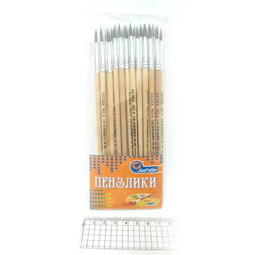 Набір пензлів для малювання, 25 шт. в упаковці, 7664-JO