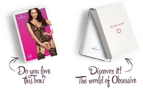 Бодістокінг Obsessive Bodystocking F221 силуетний квітковий малюнок імітація панчох S/M/L - фото 7