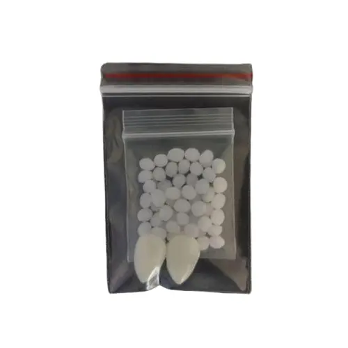 Ікла зуби вампіра накладні вставні, висота 1,3 см, для хеллоуїна свята, 2 шт та клей у наборі