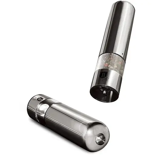 Набор электрических мельниц для соли и перца Berlinger Haus Metallic Line Carbon Pro Edition (BH-1904)