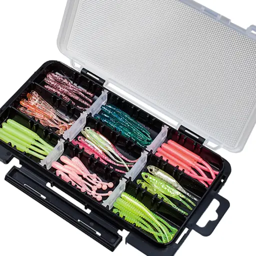 Коробка Meiho Light Game Case J 175x105x18mm Black - фото 6