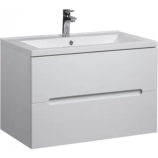 Тумба Мойдодир Octavio 70-A з умивальником Cosmopolitan 70 Білий - фото 1