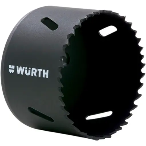 Коронка цилиндрическая Wurth Zebra HSS HSCO8 LS биметаллическая 64 мм (0632900064) - фото 1