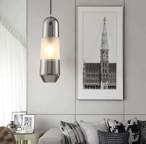 Подвес с уникальным плафоном Line.F AA 381/130 GR - фото 1