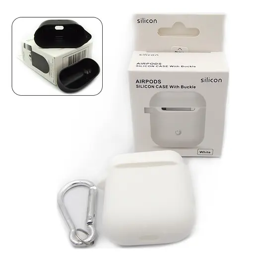 Чехол для Airpods 1/2 силиконовый - фото 2