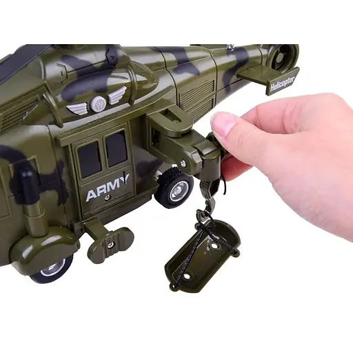 Вертоліт дитячий "Військова техніка" AP9907A, світло, звук - фото 3