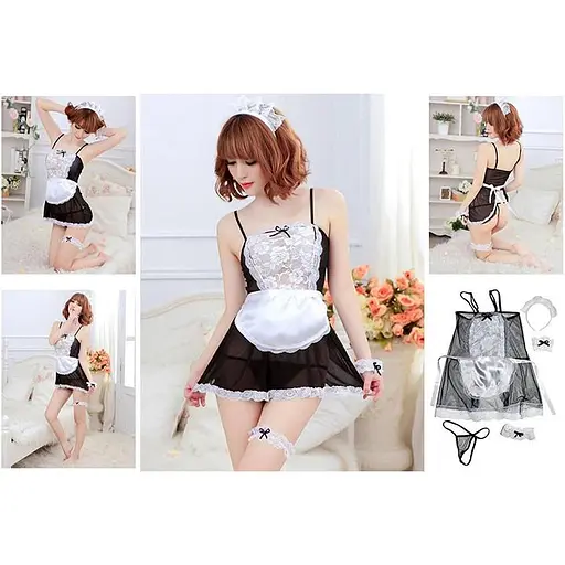 Костюм горничной для ролевых игр S/M - фото 3