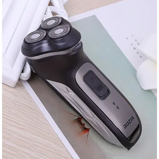 Мужская электробритва для бороды ROZIA HT-902 роторная аккумуляторная электро бритва для мужчин - фото 7
