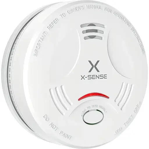 Датчик диму X-Sense SD11 LED-індикатором та кнопкою вимкнення звуку EN 14604