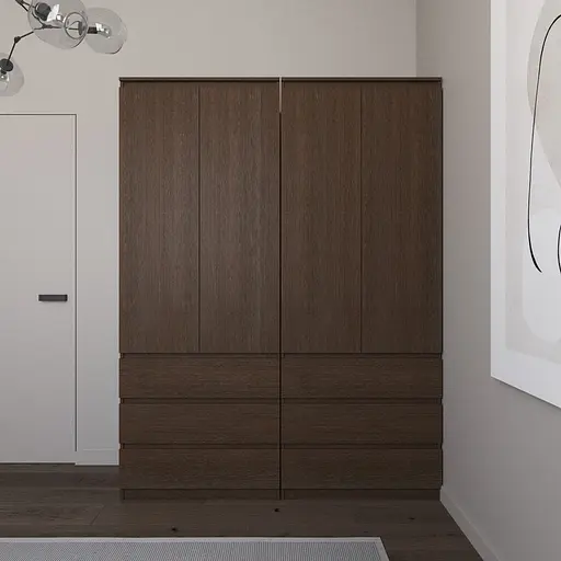 Шкаф для одежды Vays со штангой и полками, 6 ящиков, комплект из 2 шкафов R9+R16 - фото 6