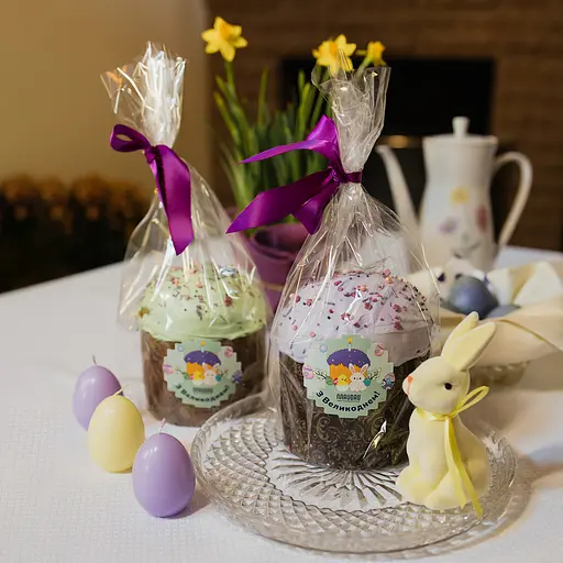 Пасха MAUDAU Пасхальная классическая с изюмом 360 г фиолетовый - фото 8