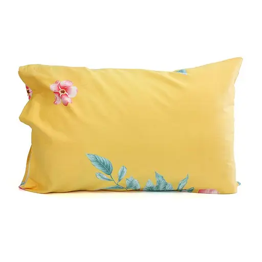 Евро комплект постельного белья Желтый 355304 - фото 4