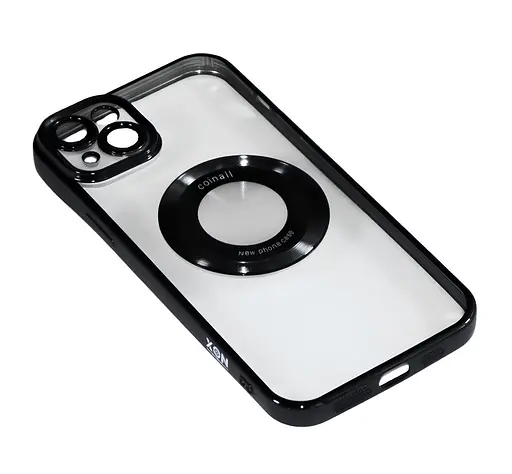 Магнитный чехол XON PhoneCase Magnetic для iPhone 14 Plus (PCMC1114200B 7904) Черный/Прозрачный - фото 1