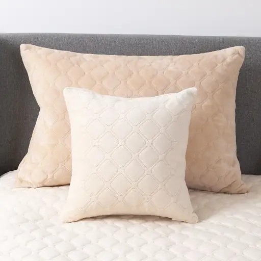 Подушка декоративна ТЕП Velour Персиковий 40 x 40 см (3-00437_29237) - фото 1