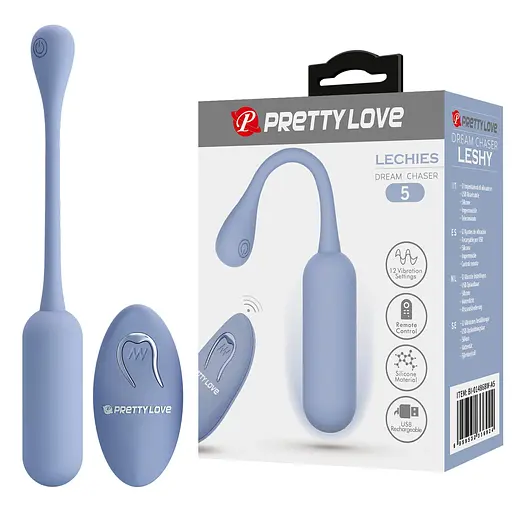 Віброяйце Pretty Love Lechies Dream 18.6 см блакитний - фото 9
