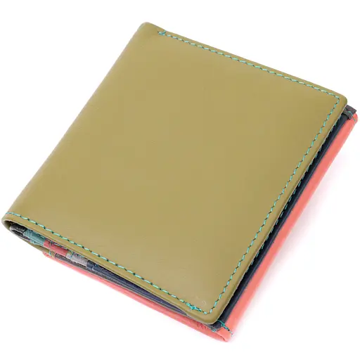 Жіночий шкіряний гаманець ST Leather 10х9.5х1.5 см acs0029462 - фото 2