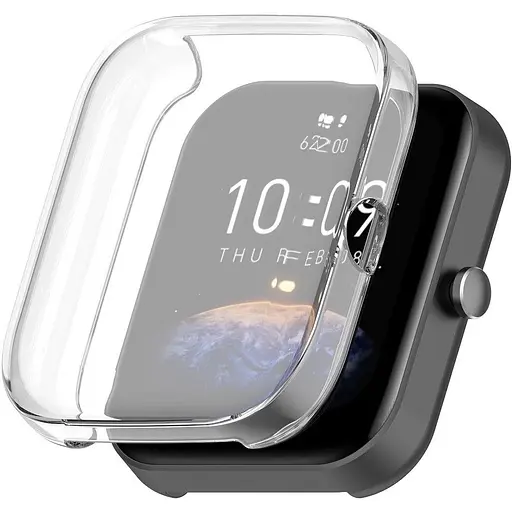 Защитный чехол Tamister для смарт-часов Amazfit Bip 3/3Pro прозрачный