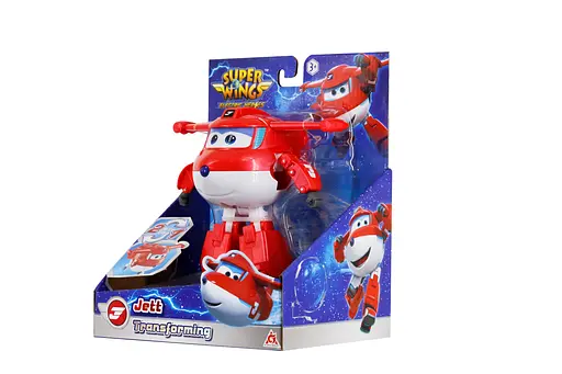 Ігрова фігурка-трансформер Super Wings Transforming Джетт (Jett) 12.5 см (EU780210) - фото 7