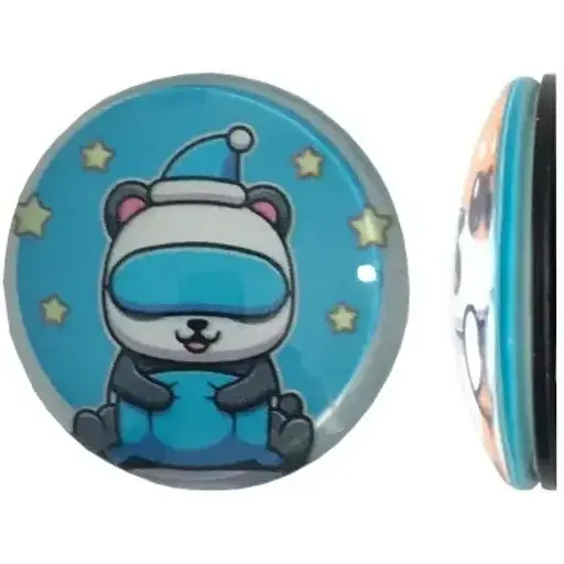 Тримач Поп Сокет New Glass (Скло) Baby Panda №3 - фото 1
