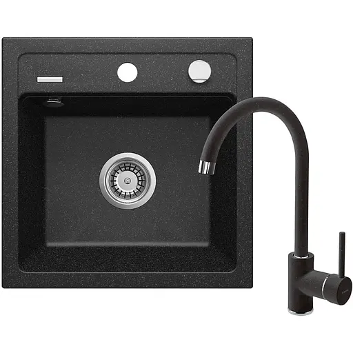 Мийка кухонна Deante Zorba + змішувач BEN_262M ZQZA2103 - фото 1