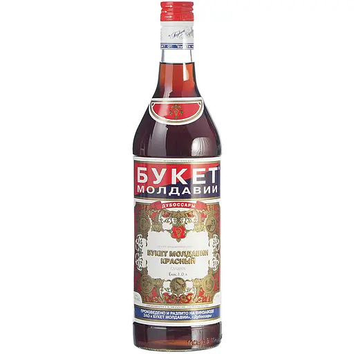 Вино Букет Молдавии ароматизоване червоне солодке 1 л - фото 1