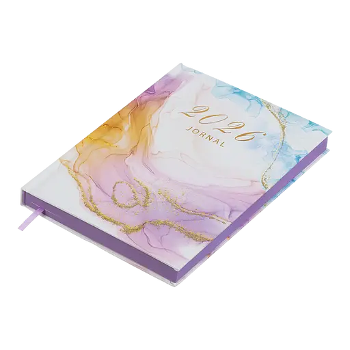 Щоденник датований Buromax Mist 2026 поліграфічний A5 рожевий (BM.21164-10) - фото 2