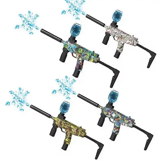 Бластер автоматический OldBro MP9 Gel Ball с гель шариками орбиз 10500 шт. - фото 1