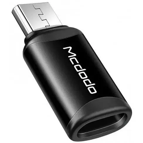 Адаптер Mcdodo Type-C to Micro USB Connector OT-7690 чорний