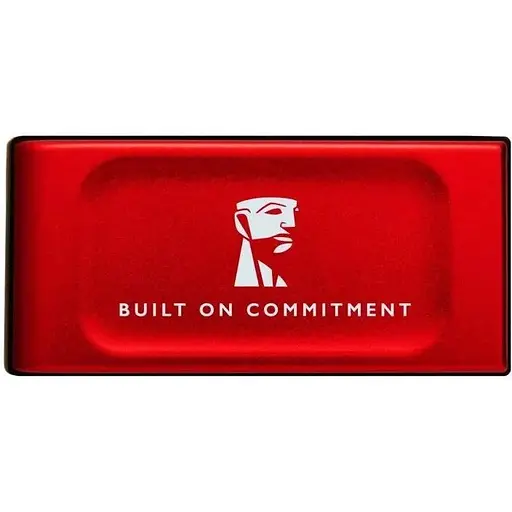 Портативный внешний SSD диск Kingston XS1000 BoC Portable 1TB USB (SXS1000R/1000GA) красный - фото 1