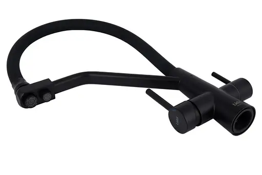 Змішувач для кухні Lidz Aria 020F3 з гнучким виливом з підключенням для питної води LDARI020F3BLA39212 - фото 6