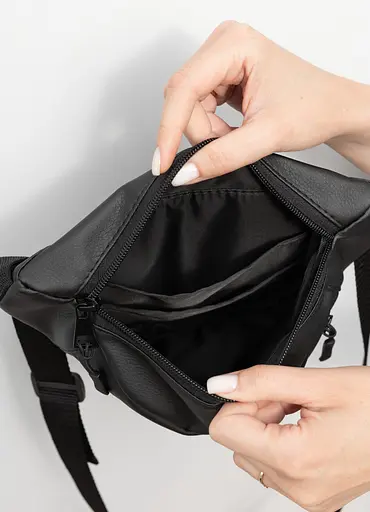 Поясная сумка бананка Sambag Urban SKH черный 24 х 15 х 8 см (85151001) - фото 6