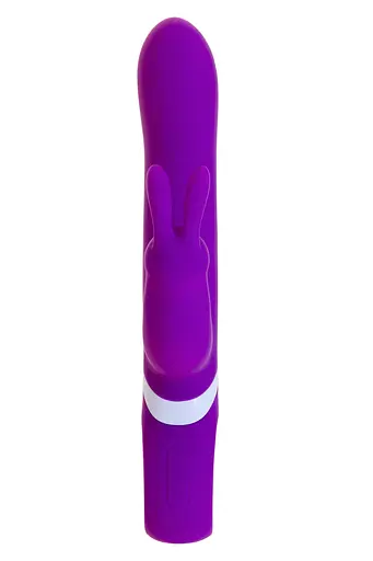 Вібратор-кролик Pleasures Naughty Rabbit 22.7 см фіолетовий - фото 3