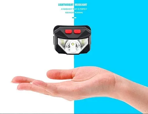 Налобный фонарик JY-108 CREE XPE + 2хCOB Micro USB - фото 4