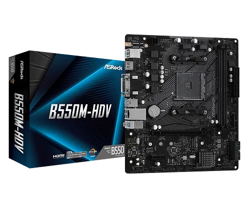 Материнська плата ASRock B550M-HDV Socket AM4 (B550M-HDV)