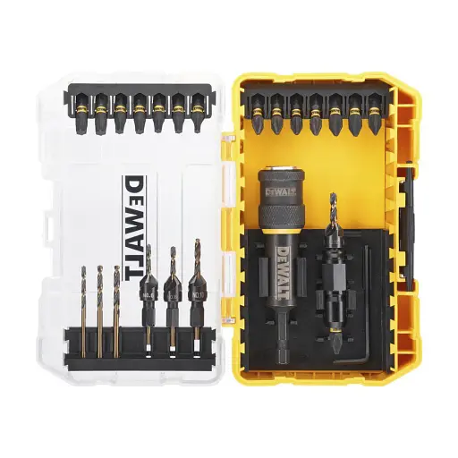 Набір пілотних свердел DeWalt з зенкерами Flextorq Flip & Drive 25 шт. (DT70779T) - фото 2