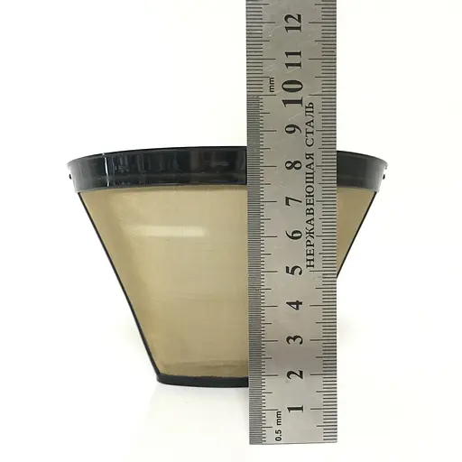 Фильтр многоразовый металлический №4 для капельной кофеварки универсальный (H=90мм) - фото 4