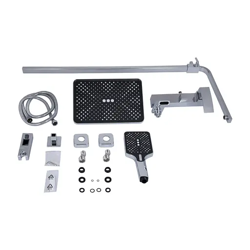 Душова система універсальна Qtap Swan Cascada на три споживача (з виливом) QTSWA111CRM45566 Chrome, Хром - фото 11